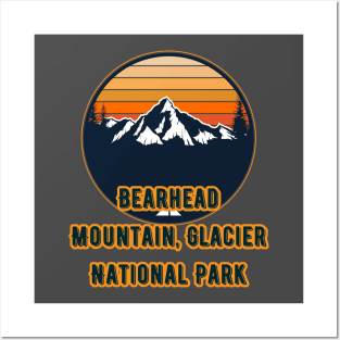 Bearhead Mountain, Glacier National Park Posters and Art